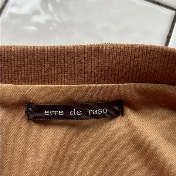 Embroidered Suede Look Jacket Tan Floral Western Boho Moto Style Large - Picture 5 of 6